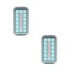 2PK Icebreaker Pop Silicone Ice Maker 2.0 - Clear Water Blue