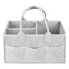 Anysort Mommy Diaper Bag Light Grey – Large Storage Organizer for Newborn Stackers & Caddies