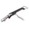 Metal 3-in-1 Corkscrew & Bottle Opener - Black