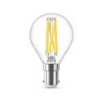 Philips B15 LED 470Lm Warm White Dimmable 3.5W Filament Lustre