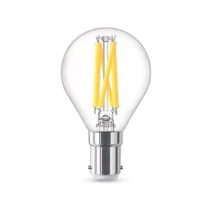 Philips B15 LED 470Lm Warm White Dimmable 3.5W Filament Lustre