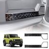 Anti Kick Car Door Panel For Suzuki Jimny 3-door 2018-onwards Steel Protective Side Edge Protector Cover Black