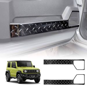 Anti Kick Car Door Panel For Suzuki Jimny 3-door 2018-onwards Steel Protective Side Edge Protector Cover Black