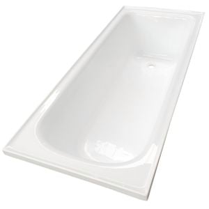 Estilo 1675 x 700 x 420mm White Gloss Drop in Bathtub