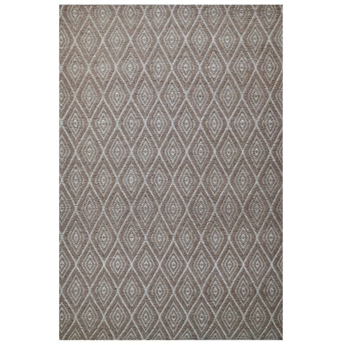 Handwoven Wool Rug-Malang 502-Natural/Brown-190x280cm