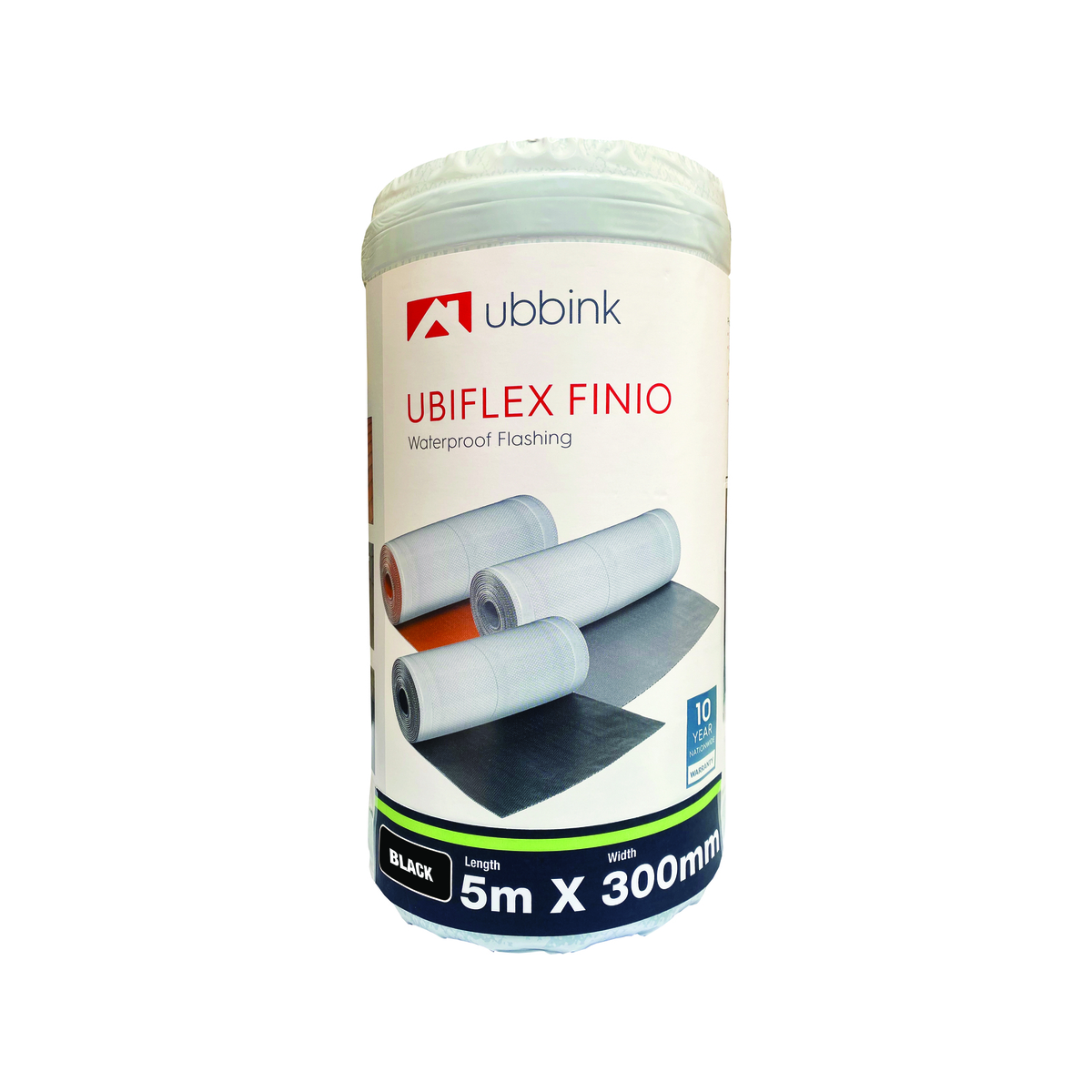 CAgroup 300mm x 5m Black Ubiflex Finio Flashing - Bunnings Australia