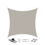 Coolaroo 5.4 x 5.4m Square Shell Commercial Grade Shade Sail kit