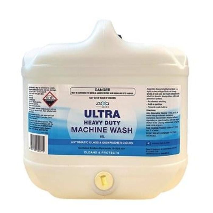 Zexa Ultra Heavy Duty Machine Wash Dishwashing Detergent Built In Descaler 15l