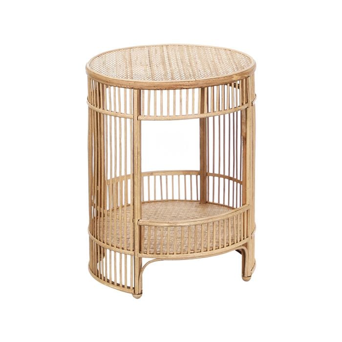 Cooper & Co. Harbour 41.5cm Bamboo Rattan Side Table