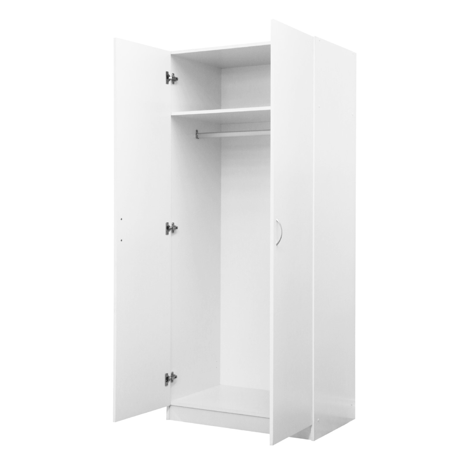 Montgomery 1800 x 800 x 500mm 2 Door Wardrobe White product image