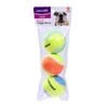 3PK Paws And Claws Paws & Claws Tennis Balls 6cm 2-Tone Assorted