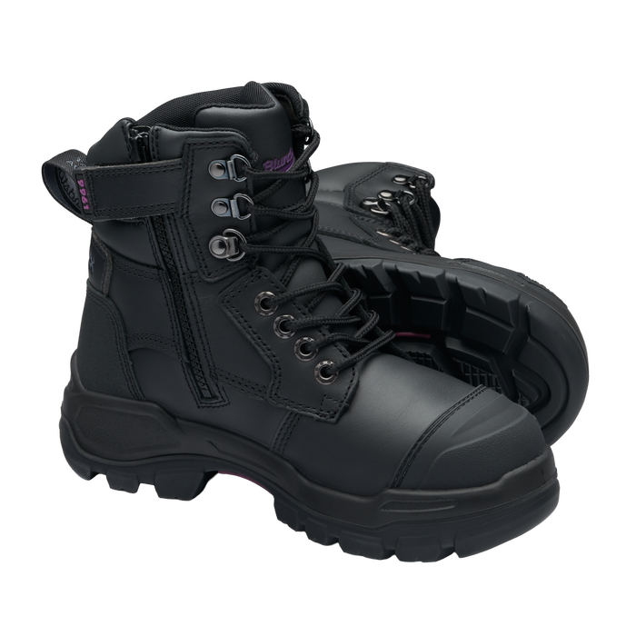Blundstone Women's Black #9961 RotoFlex Zip-Side Safety - US Size 9
