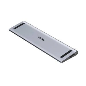 Unitek uHUB15+ USB-C Triple 4K KVM Docking Station 2x 5Gbps 1x 10Gbps 3x 10Gbps 1x PD 100W 1x DC5V Grey
