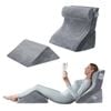 LUXDREAM 4 Pcs Bed Wedge Pillow Set Neck Back Head Leg Support