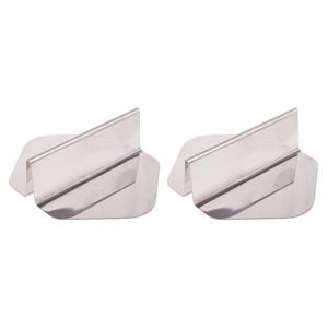 2pk Appetito Stainless Steel Sandwich Slicing/Cutting Guide/Holder