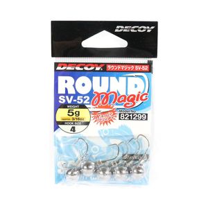 Decoy Round Magic SV52 Finesse Ajing Fishing Jig Head 3/16oz 4