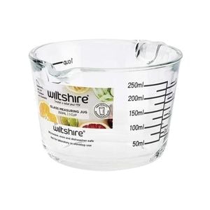 Wiltshire Borosilicate Glass Measuring Jug- 1 Cup (250ml)