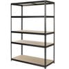 Pinnacle 1830 x 1200 x 540mm Gloss Black 5 Tier Adjustable Shelving Unit