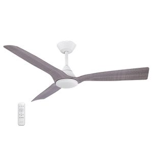 Four Seasons Living > Ventura 52" DC Ceiling Fan with LED Light and Remote Control > White / Driftwood