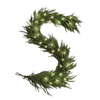 Lifebay Pine Pre-Lit Christmas Wreath