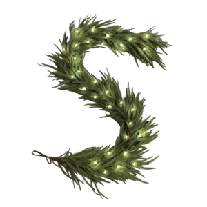 Lifebay Pine Pre-Lit Christmas Wreath