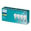 Philips A60 E27 LED 1000Lm Warm White 9W Globe - 4 Pack
