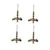 Yes4pets 4 X Small Hanging Bird Toy With Bell