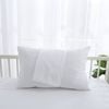 Dreamaker Bamboo Cotton Jersey Cot Waterproof Pillow Protector White 2 Pack