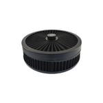MaxiFlow Air Cleaner Assembly 9" x 2", Black Filter Element