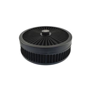 MaxiFlow Air Cleaner Assembly 9" x 2", Black Filter Element