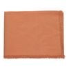 Ecology Cotton Fray Dining Tablecloth Sheet 230cm Clay
