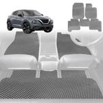 6D Diamond Car Floor Mats for Nissan JUKE 2020-Current-Full Set-Grey-Outback GT