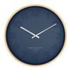 One Six Eight London Bella Ocean Blue 53cm Silent Wall Clock
