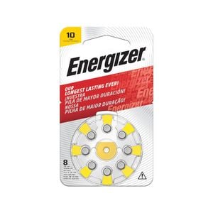 Energizer EZ10 Turn Lock Hearing Aid Battery - 8 Pack