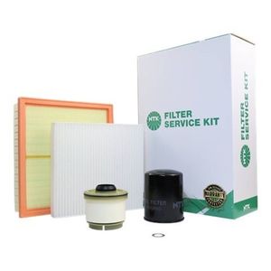 NTK Complete Filter Service Kit for Isuzu D-Max MU-X Ute 2012-2021 3.0L | Air, Oil, Fuel, Cabin Filter