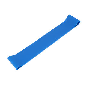 Resistance Band Exercise Loops - Set of 4 Colour-Coded Strengths, Pilates, Yoga & Rehab - X-Firm - Blue (1mm)