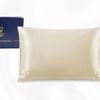 Luxor Crown Taupe One Piece 100% Pure Two-Side Silk Mulberry Pillowcase