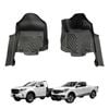 AUSGO 5D Injection Car Floor Mats for Mazda BT-50 BT50 Single / Extra Cab 2011-2020 All-Weather Floor Liners