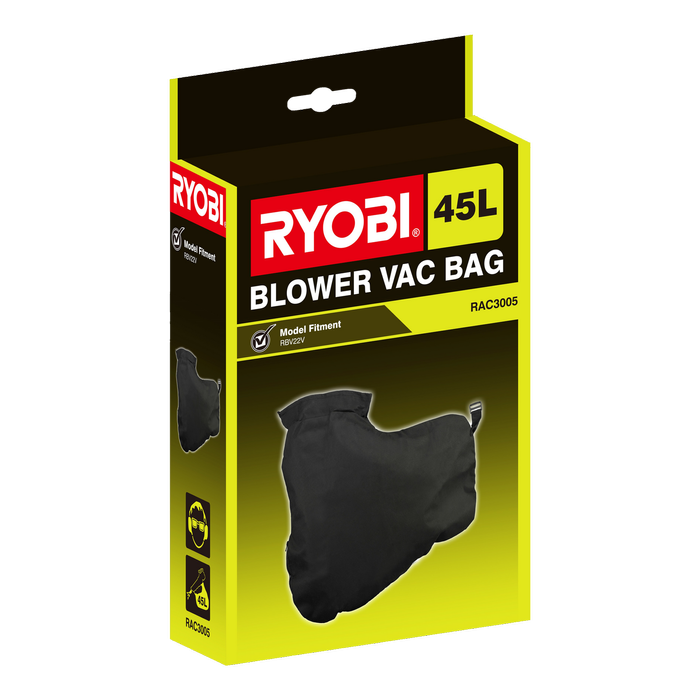Ryobi 45L Blower Vac Bag To Suit RBV22V