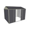 Build-a-Shed 2.3 x 3 x 2.3m Gable Double Sliding Side Door Shed - Grey