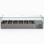 FED-X Flat Glass Salad Bench XVRX1500/380