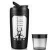 NNEOBA 500ML Electric Shaker Bottle USB C Rechargeable Automatic Mixer Black