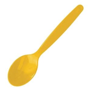 Olympia Kristallon Polypropylene Spoons Yellow 12 Pack
