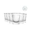 Bormioli Rocco Diamond Dimpled Clear Shot Glasses - 80ml - Pack of 6