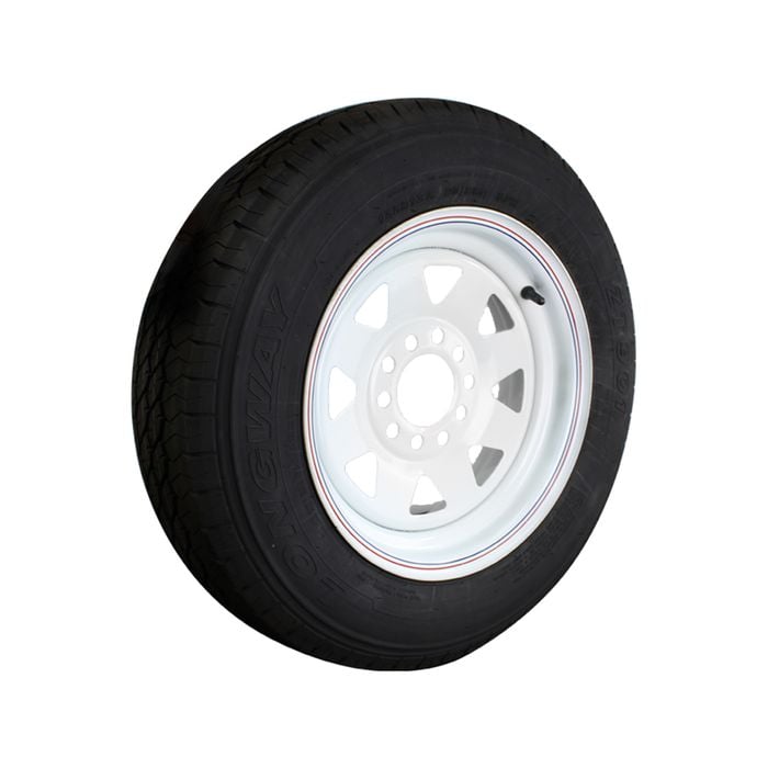 Sunrise Trailer 13" Wheels Rim And Tyre Fitted - Ford/ht Universal, 165r13lt - Wrtfht13p165