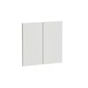 Kaboodle 600mm Sesame Salt Modern Med Rangehood Doors - 2 Pack
