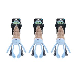 3x Paws And Claws Under The Sea Plush Hermit Crab Squeaker Dog Pet Toy 47x32x15cm