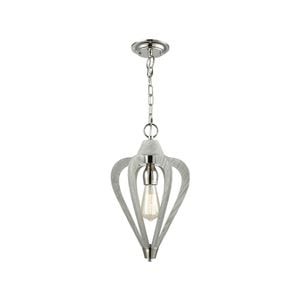 CLA Lighting SENORITA Winter Moss Wood Pendant Light - 1-Lit