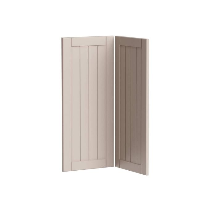 Kaboodle Cannellini Country Corner Base Cabinet Doors - 2 Pack