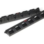 Rapala Lock'n Hold Fishing Rod Rack -6 Hole Fishing Rod Holder with Locking Jaws